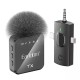 Бездротовий мікрофон Earldom ET-MC12 Wireless Microphone Lightning/Type-C/3.5mm Black