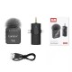 Бездротовий мікрофон Earldom ET-MC12 Wireless Microphone Lightning/Type-C/3.5mm Black