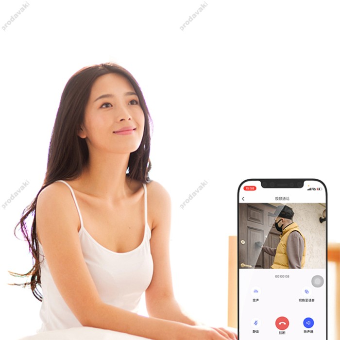 Відеодомофон Jmary MF-5 Smart Doorbell Night Vision WiFi White