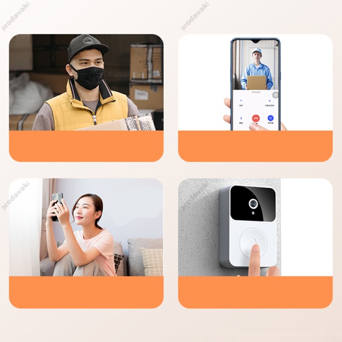 Відеодомофон Jmary MF-5 Smart Doorbell Night Vision WiFi White