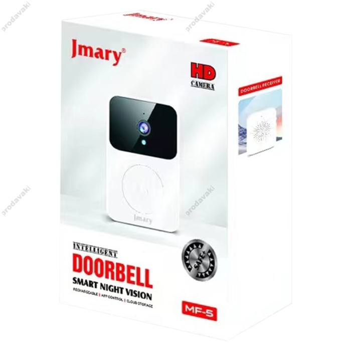 Відеодомофон Jmary MF-5 Smart Doorbell Night Vision WiFi White