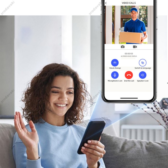 Відеодомофон Jmary MF-8 Smart Doorbell Night Vision WiFi White