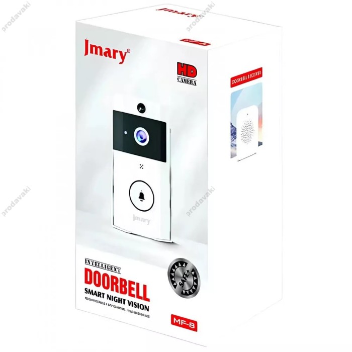 Відеодомофон Jmary MF-8 Smart Doorbell Night Vision WiFi White