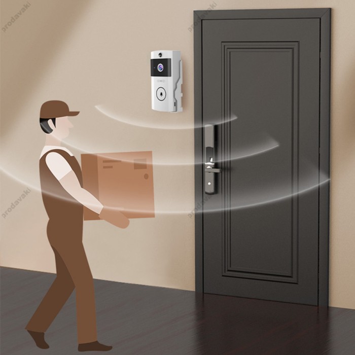 Відеодомофон Jmary MF-8 Smart Doorbell Night Vision WiFi White