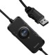 Дротові навушники Baseus D05 GAMO Immersive Virtual 3D Game headphone PC Black NGD05-01