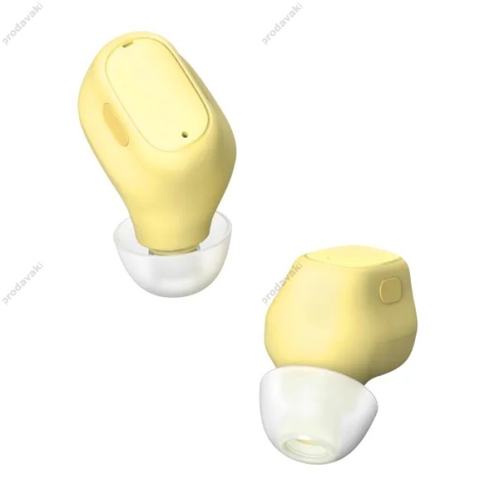 Бездротові Bluetooth навушники Baseus WM01 Encok True Wireless Earphones BT 5.3 Yellow NGWM01-0Y