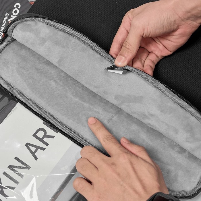 Папка-конверт Wiwu Skin Armor Sleeve для MacBook ноутбука планшета 13"-14.2'' Black