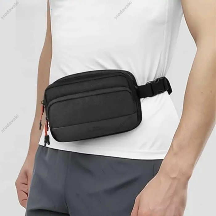 Сумка WiWU Essen 2-in-1 Crossbody Waist Bag Waterproof Style Black