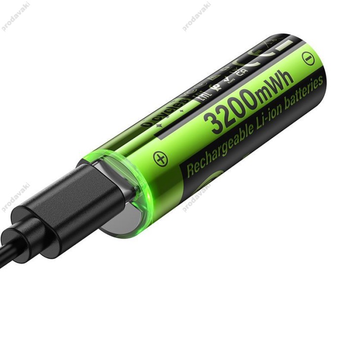 Батарейки Hoco JA3 AA rechargeable lithium battery (2шт) 860мАг