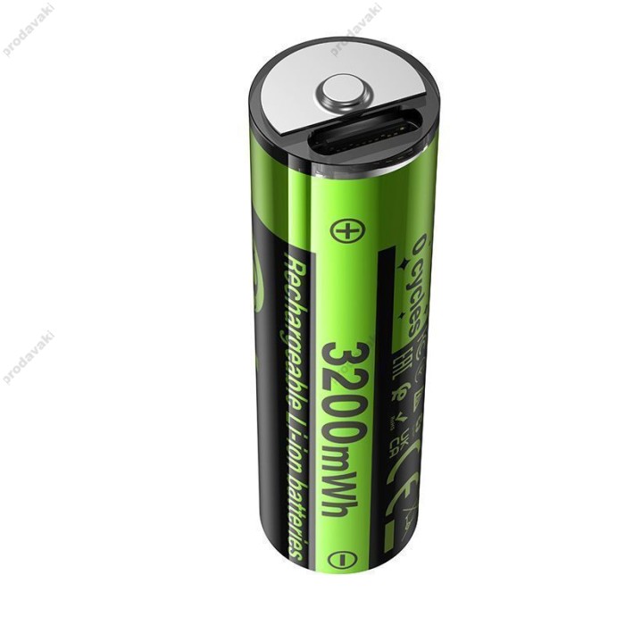 Батарейки Hoco JA3 AA rechargeable lithium battery (2шт) 860мАг