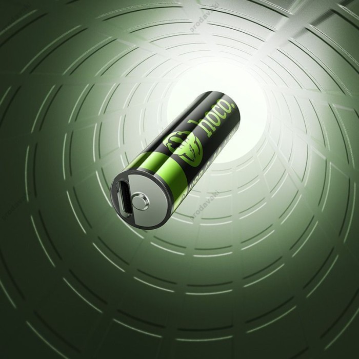 Батарейки Hoco JA3 AA rechargeable lithium battery (2шт) 860мАг