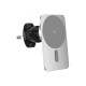 Автомобільний тримач із бездротовою зарядкою Wiwu Wi-Q001 Liberator Magnetic Wireless Wharger Silver