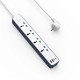 Мережевий подовжувач фільтр Wiwu Wi-S007 8in1 GaN Power Strip White