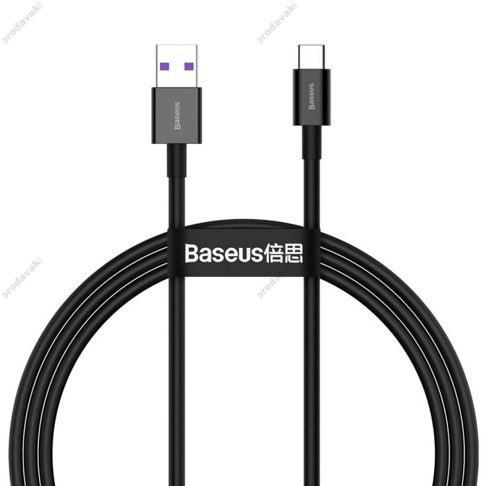 Кабель Baseus Superior Series Fast Charging Data Cable USB to Type-C 66W 6A 1m Black CATYS-01