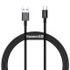 Кабель Baseus Superior Series Fast Charging Data Cable USB to Type-C 66W 6A 1m Black CATYS-01