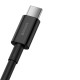Кабель Baseus Superior Series Fast Charging Data Cable USB to Type-C 66W 6A 1m Black CATYS-01