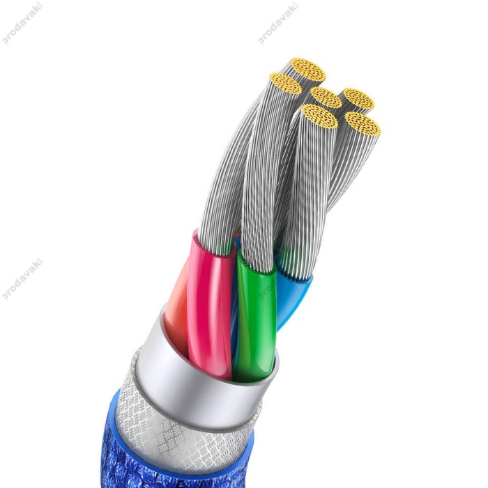 Кабель Baseus Crystal Shine Series Fast Charging Data USB to Type-C 100W 1.2m Blue CAJY000403