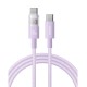 Кабель Baseus Display 2 Fast Charging Type-C to Type-C 100W 5A 1m Purple P10382702511-00