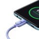 Кабель Baseus Crystal Shine Series Fast Charging Data Cable Type-C to Type-C 100W 5A 1.2m Purple CAJY000605