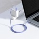 Кабель Baseus Crystal Shine Series Fast Charging Data Cable Type-C to Type-C 100W 5A 1.2m Purple CAJY000605