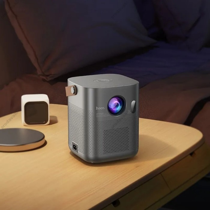Проектор Hoco DT4 Smart full autofocus projector (720P Android version) Grey