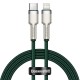 PD Кабель Baseus Cafule Series Metal Data Cable Type-C to iP Lightning PD 20W 1m Green CATLJK-A06