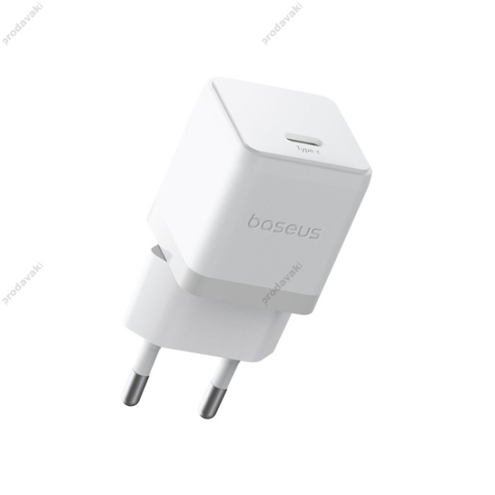 Мережевий зарядний пристрій Baseus Palm Fast Charger Type-C Cable 30W White P10111605213-01