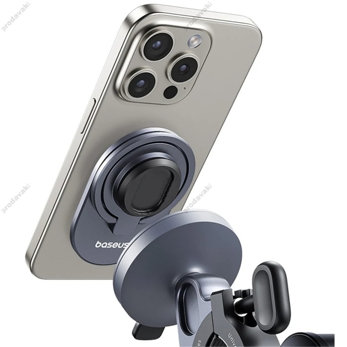 Тримач телефону для велосипеда/мотоцикла Baseus PrimeTrip Series Stick-on Type Bike Phone Mount Black C40569001121-00