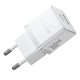 Мережевий зарядний пристрій Baseus Palm Type-C+USB Type-C cable 30W White P1011160A213-01