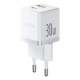 Мережевий зарядний пристрій Baseus Palm Type-C+USB Type-C cable 30W White P1011160A213-01