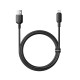 USB кабель Baseus Silky Series USB to Lightning 2.4A 1m Black P10377702113-00