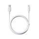 USB кабель Baseus Silky Series USB to Lightning 2.4A 1m White P10377702213-00