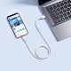 USB кабель Baseus Silky Series USB to Lightning 2.4A 1m White P10377702213-00