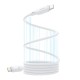 Кабель Baseus PicoGo Magnetic Liquid Silicone Type-C to Type-C 240W 5A 1m White P10376800211-00