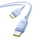 Кабель Baseus Silky Series Type-C to Type-C 100W 5A 1m Blue P10377704313-00