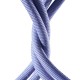 USB кабель Baseus Crystal Shine Series Fast Charging Data Cable USB to iP Lightning 2.4A 1.2m Purple CAJY000005