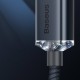 USB кабель Baseus Crystal Shine Series Fast Charging Data Cable USB to iP Lightning 2.4A 1.2m Black CAJY000001
