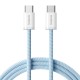 Кабель Baseus Dynamic 4 Fast Charging Type-C to Type-C 100W 5A 1m Blue P10381400311-00