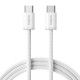 Кабель Baseus Dynamic 4 Fast Charging Type-C to Type-C 100W 5A 1m White P10381400211-00