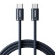 Кабель Baseus Dynamic 4 Fast Charging Type-C to Type-C 100W 5A 1m Cosmic Black P10381400121-00