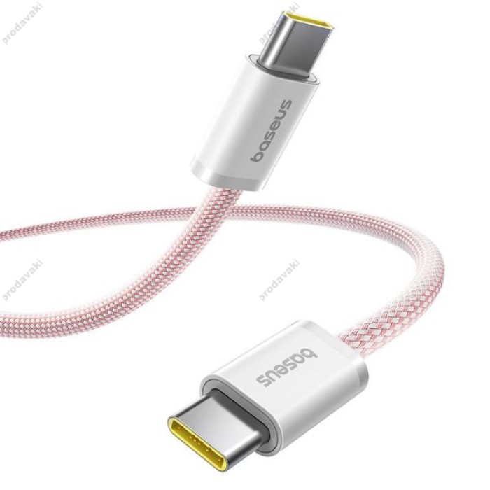 Кабель Baseus Dynamic 4 Fast Charging Type-C to Type-C 100W 5A 1m Pink P10381400411-00