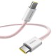 Кабель Baseus Dynamic 4 Fast Charging Type-C to Type-C 100W 5A 1m Pink P10381400411-00