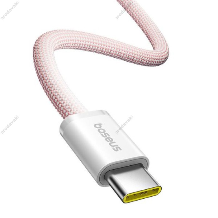 Кабель Baseus Dynamic 4 Fast Charging Type-C to Type-C 100W 5A 1m Pink P10381400411-00