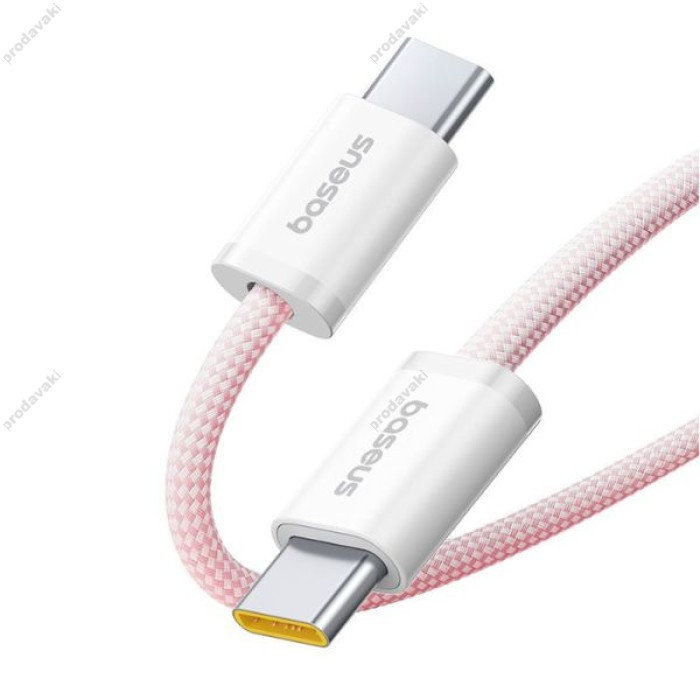 Кабель Baseus Dynamic 4 Fast Charging Type-C to Type-C 100W 5A 1m Pink P10381400411-00