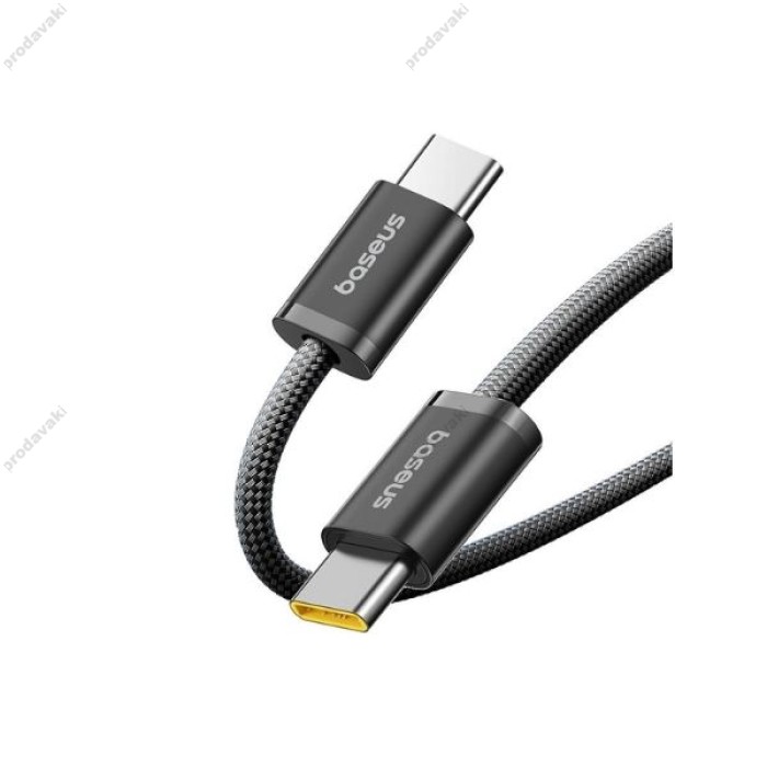Кабель Baseus Dynamic 4 Fast Charging Type-C to Type-C 100W 5A 1m Cluster Black P10381400111-00
