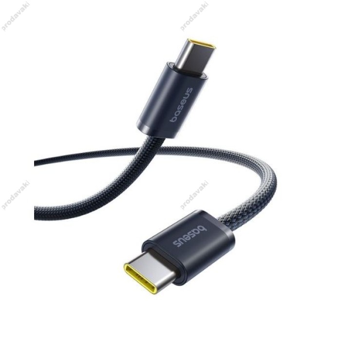 Кабель Baseus Dynamic 4 Fast Charging Type-C to Type-C 100W 5A 1m Cosmic Black P10381400121-00
