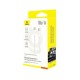 Кабель Baseus Dynamic 4 Fast Charging Type-C to Type-C 100W 5A 1m White P10381400211-00