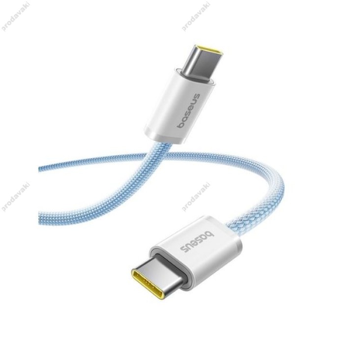 Кабель Baseus Dynamic 4 Fast Charging Type-C to Type-C 100W 5A 1m Blue P10381400311-00