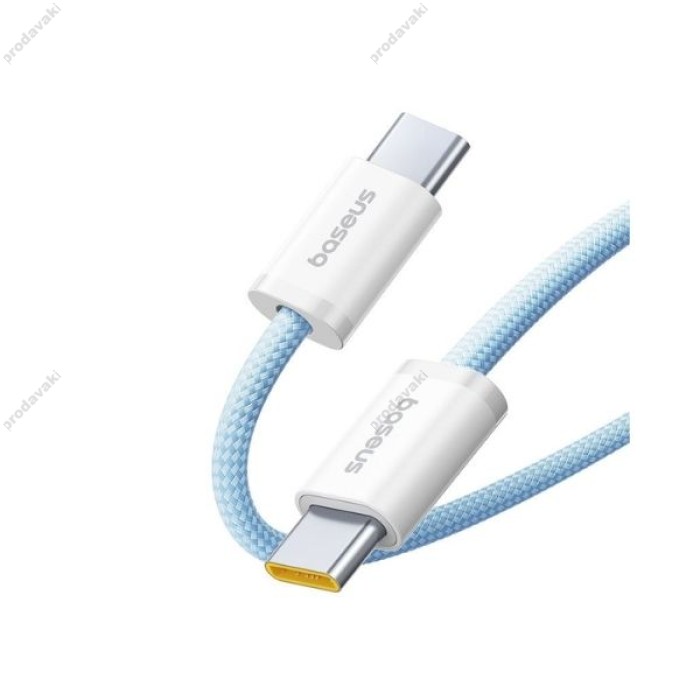 Кабель Baseus Dynamic 4 Fast Charging Type-C to Type-C 100W 5A 1m Blue P10381400311-00