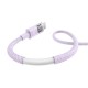 Кабель Baseus Display 2 Fast Charging Data Cable USB to Type-C 100W 5A 1m Purple P10382701511-00